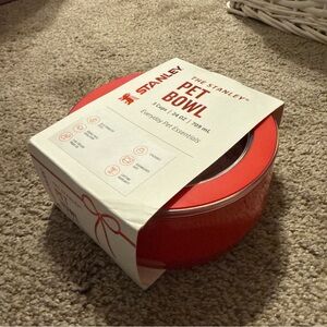 Target Exclusive Stanley 24Oz Stainless Steel Pet Bowl Holiday Design 2025